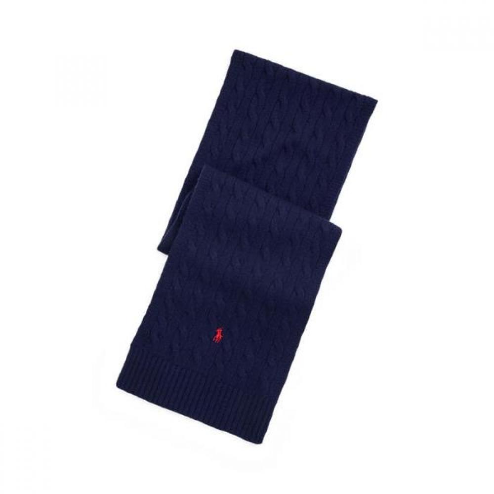 Polo Ralph Lauren Men S Cable Knit Wool Blend Scarf ONE