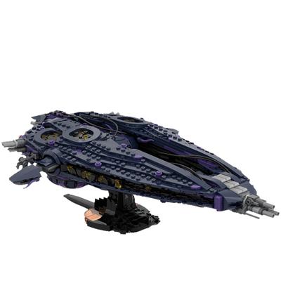 MOC Stargate Film Wraith Bienenstockschiff Baustein Modell Stargate Raumschiff Bausteine Montage Spielzeug Kinder Geburtstagsgeschenke Spielzeug