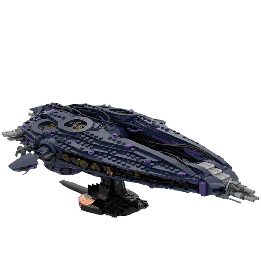 MOC Stargate Film Sciame di Wraith Nave Spaziale Battaglia Spaziale Stargate Blocchi di Costruzione Modello Assemblaggio Giocattoli Regali di Compleanno per Bambini Giocattoli