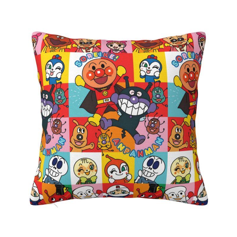 Пользовательская скандинавская наволочка с Ампанманами, аниме, полиэстер, манга, мультфильм, декоративная наволочка для подушки 30cmx30cm
