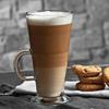 280ml 2pcs Set Iced Coffee Latte Cups Juice Milk Tea Milkshake Beverage Cups Creative Cocktail Glass with Handle Drinkware Cafe