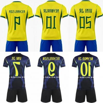 2026 World Cup Jersey Brazil National Team Jersey Neymar Vinicius Children's Adult Suit Football Jersey