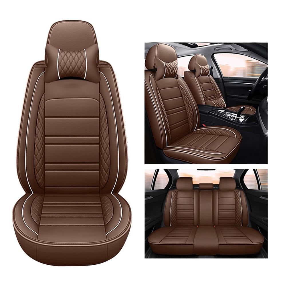 Honda N-ONE JG1 JG2 Car Seat Cover, Waterproof Leather Material, All Seats Set, 5