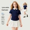 Navigare Girls' Classic Short-Sleeve Polo Shirt