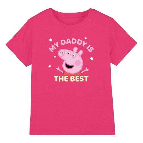 Peppa Pig Girls My Daddy Is The Best T-Shirt