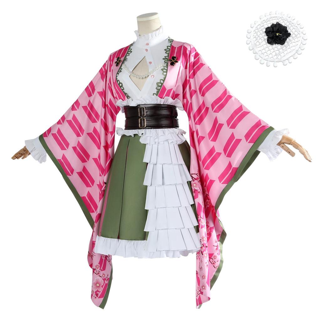 Manlu Ren Demon Slayer Kanroji Mitsuri 5th Anniversary Cosplay Costume