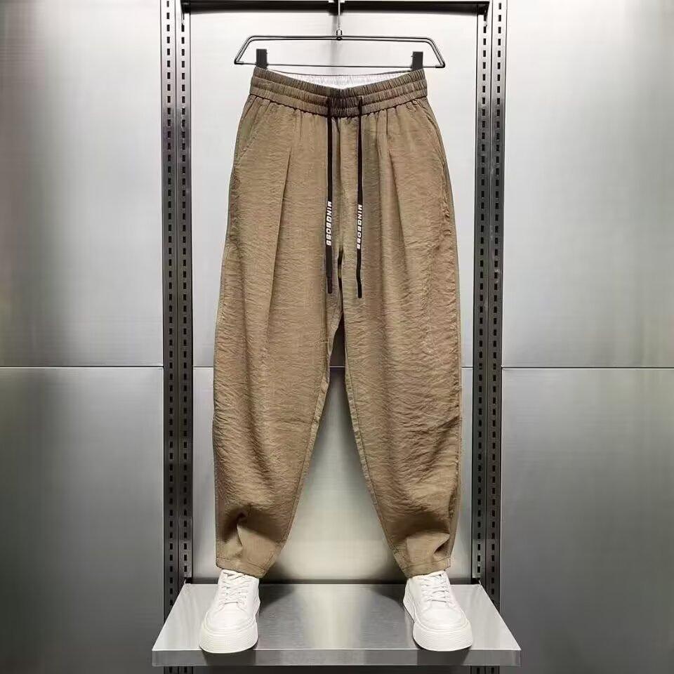 Sweatpants Men's Summer Pants Thin Sweatpants Loose Breathable Fashion Versatile Casual Pants Quick Drying