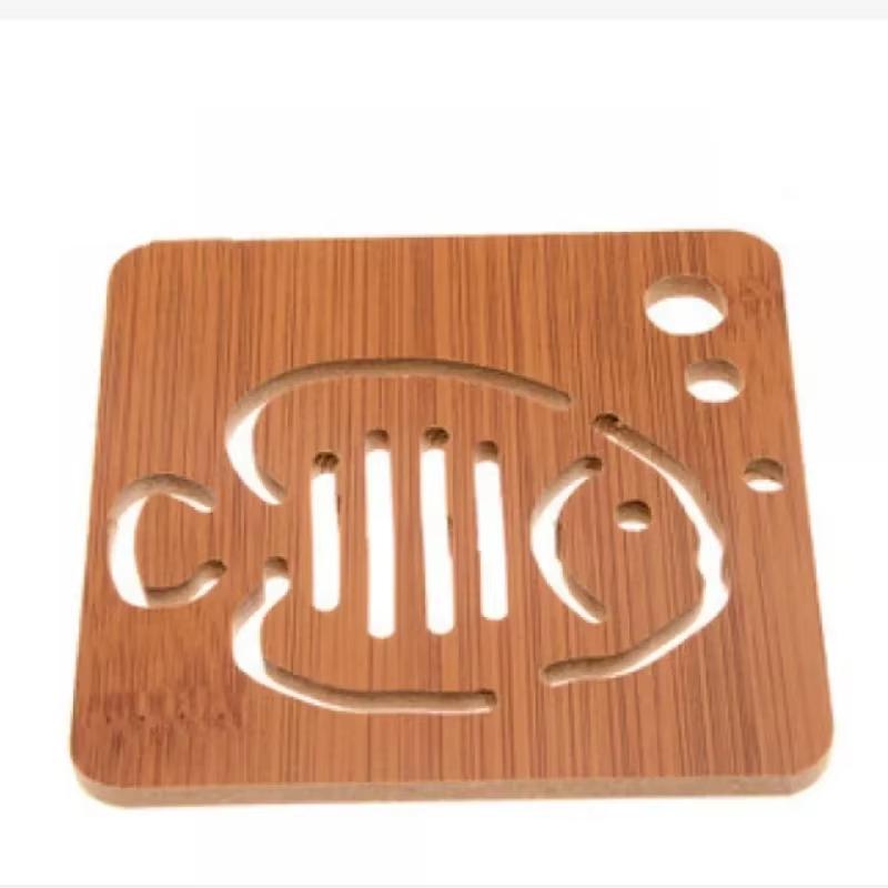Wooden Table Mat Thermal Mat Table Mat Home Hot Mat Wooden Mat Casserole Pot Mat Creative Patterns Available