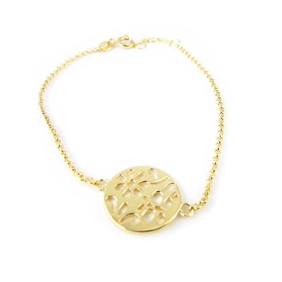 [H0509] - Armband vergoldet 'Choreografie' Filigran