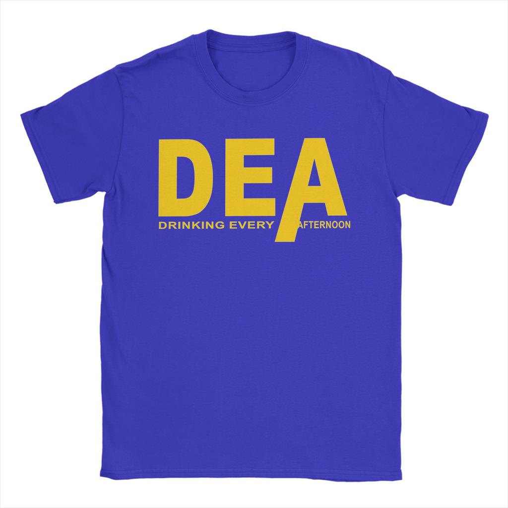 Awesome DEA Drinking Every Afternoon TShirt for Unisex Crewneck Cotton T Shirt Short Sleeve Tee Shirt XL XL Clothing