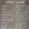 [USED] Andres Segovia Guitar Recital (Milan, Bach, Albéniz, Tedesco)