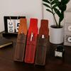 Flip Cover Leather Pen Bag PU Leather Pen Storage Pouch Pen Sleeve Case Pen Protective Bag  College