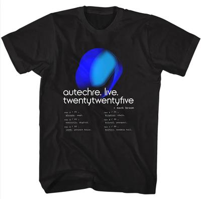 AUTECHRE LIVE Twenty twenty five T-shirt Toutes tailles S5XL QT1590 T-shirt Unisexe