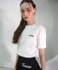 VIVACIOUS Adia Crop Tee White