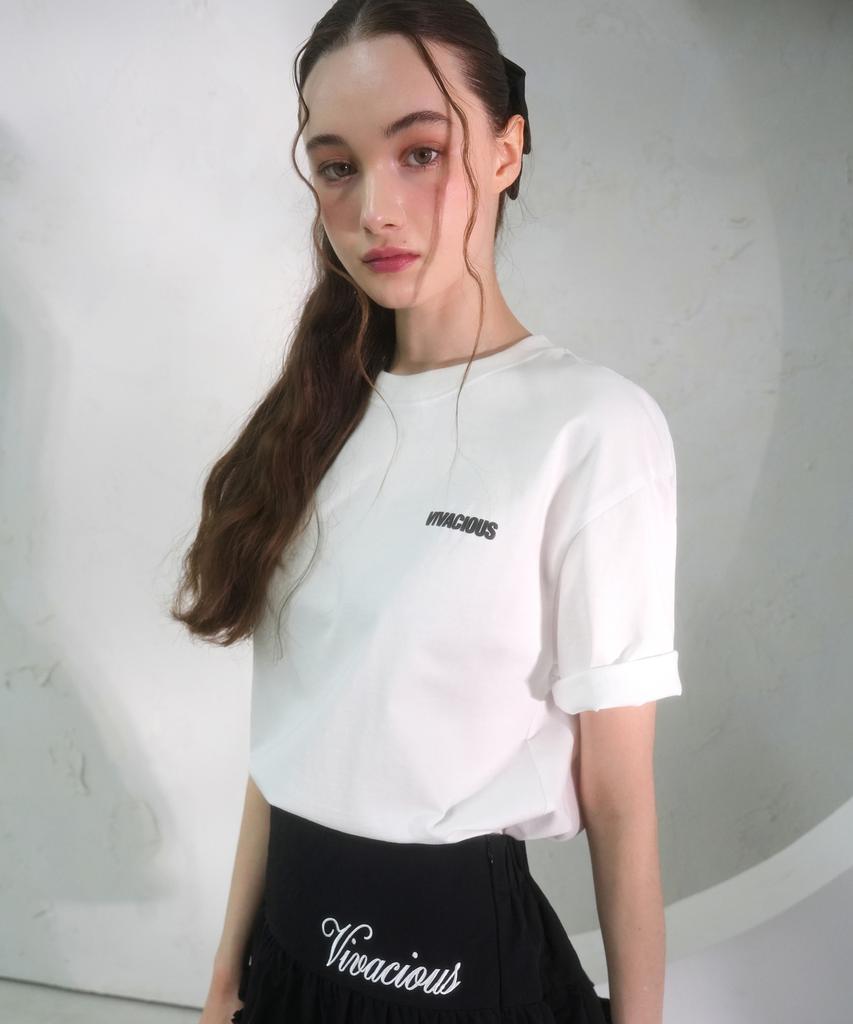 VIVACIOUS Adia Crop Tee White