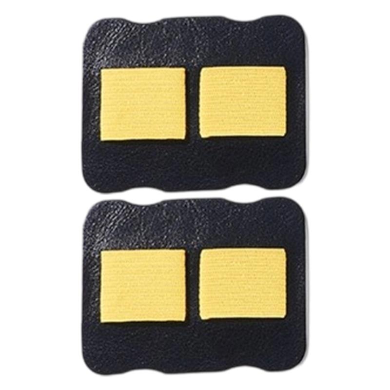 2Pcs Double Slots Leather Pen Organiser Adhesive Pen Organiser with Double Elastic Bands for Hardcover Notebook Planner