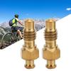 2 Pcs   Alloy Oil Disc Brake Bleed Nipple Exhaust Screws Set for Road   Accessories