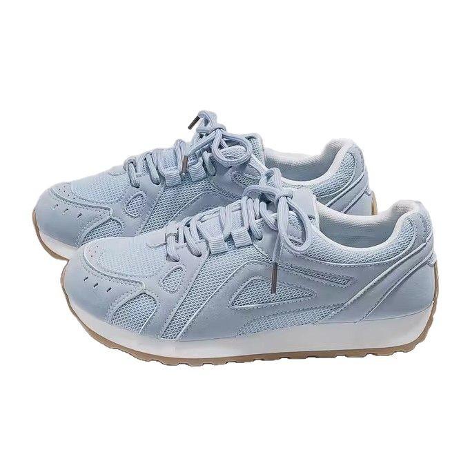 2025 Spring and Autumn New Retro Platform German Training Shoes Women's Height-increasing Forrest Gump Shoes Casual Versatile Outdoor Non-slip Sports