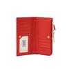 Daks Red Dd Logo Slim Leather 2 Fold Wallet Dcwa6e538r2
