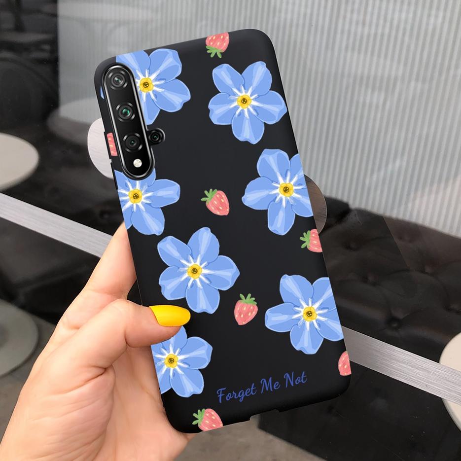 For Huawei Nova 5T Case Honor 20 Fashion Art Painted Cover Soft Slim Phone Case For Huawei Nova 5T 5 T Honor20 Back Cover Bumper