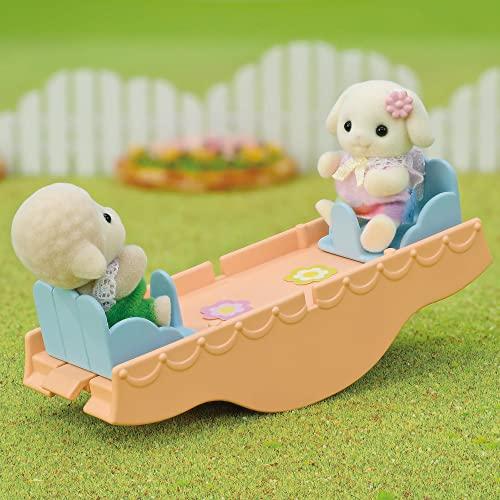 EPOCH Sylvanian Families Nursery Vehicle "Let's Play! Everyone's Nursery Bus" S-70 ST Mark Certified, Ages 3 and Up, Toy Dollhouse, Sylvanian Families
