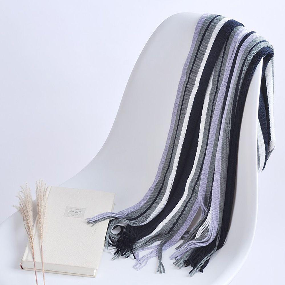 Affairs Scarves Scarves with Tassels Male Echarpe Striped Scarf Fringed Muffler Tassel Scarf Scarf