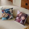 Casual Fashion PParasite Anime Cushion Cover Daily Washable Linen Pillowcase Soft  for Sofa Bed Home Room Decor
