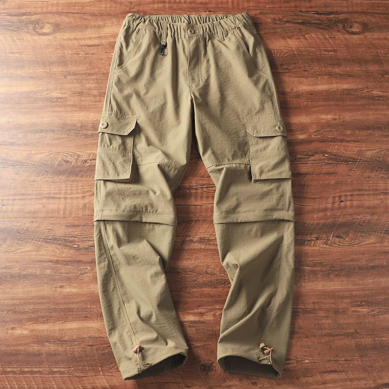 

Men s Quick-Dry Convertible Cargo Pants - Detachable Legs for Outdoor Summer Activities S