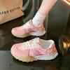 Höst- och vinternya vardagliga färgmatchande mångsidiga studentidrottslöparskor för kvinnor