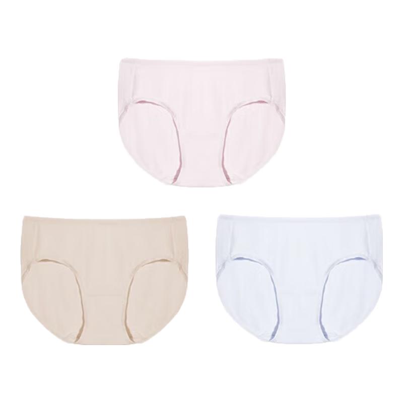 

Женские модальные трусы-слипы средней посадки Ubras, 3 шт., с антибактериальной ластовицей L