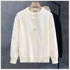 Spring 2024 Men's Sweater Patchwork Assorted Colors Skin-Friendly Fabric Fashion Versatile Top Casual Long-Sleeved Bottoming Shirt