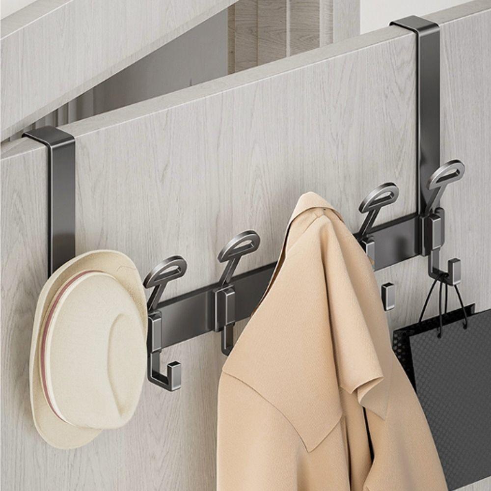 Quick Installation Wall-Mounted Coat Racks 6/7 Hooks Storage Hooks Home Storage