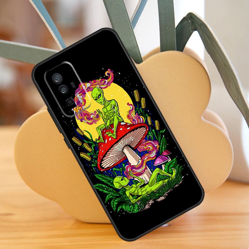 Space Alien Magic Case For Xiaomi 13T 11T 12T Pro 13 14 Ultra 12 Lite POCO F6 F5 X6 Pro M6 X3 X5 M5s F3 Cover