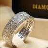 Milan Girl Schlichter Ring für Hochzeitsfeiern, bunter kubischer Zirkonia, Jahrestagsgeschenk, Heiratsantragsring, ewiger klassischer Temperamentschmuck