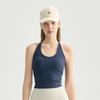 Sports vest with chest pad, women's I-shaped beautiful back, free of wear, bra cover, fixed cup, yoga underwear, fitness sling, external wear