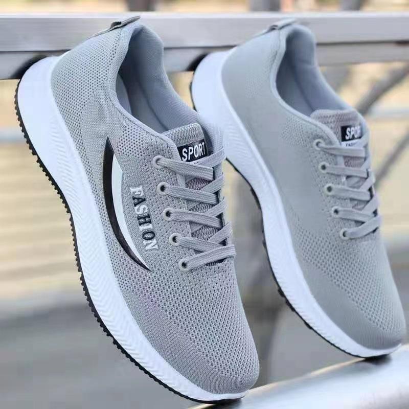 Spring and summer new men's shoes, walking sports shoes, lightweight soft-soled sports and leisure shoes, non-slip men's wear-resistant work shoes men