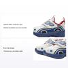 Li Ning Childrens Starshine Non-Slip Shock Absorbing Wear-Resistant Casual Shoes Kids Casual Shoes White Blue YKNS024-1
