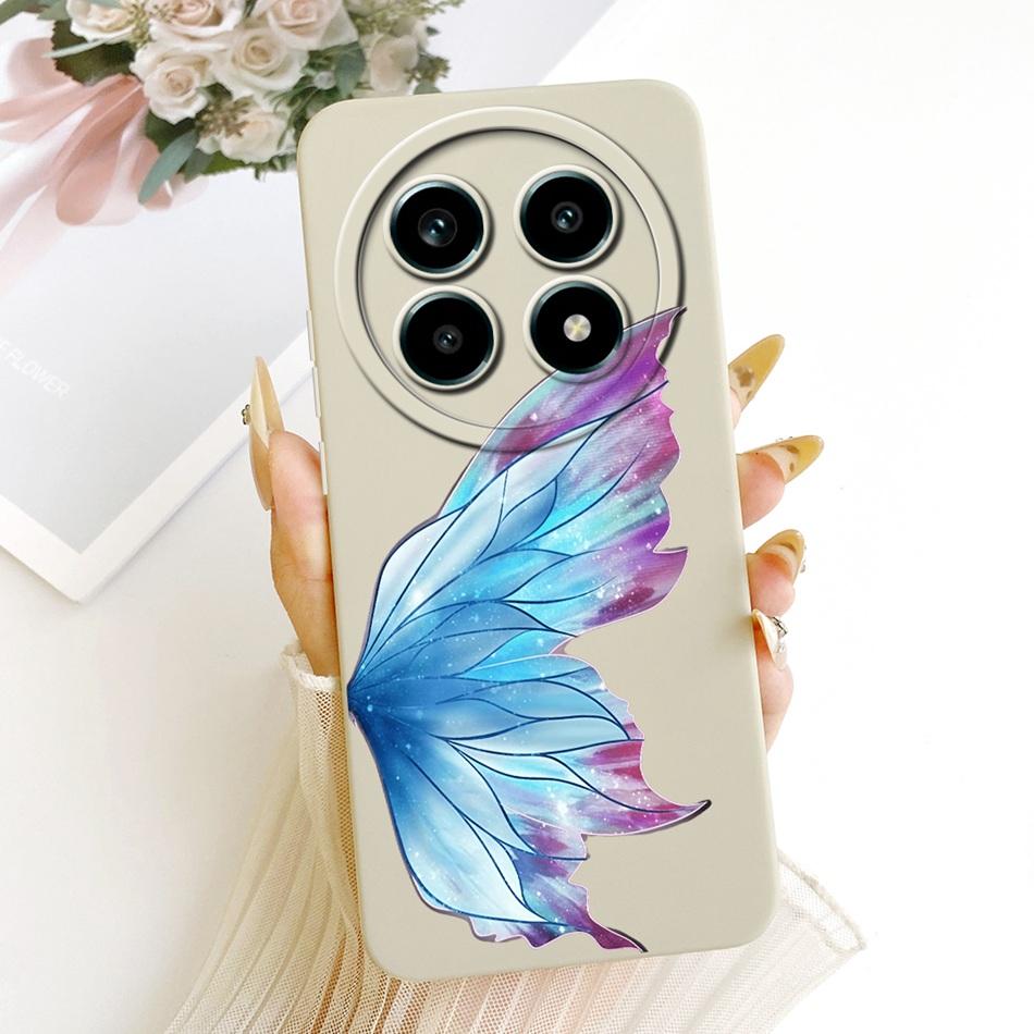 For Realme 13 Pro 13Pro+ Cute Cat Flower Cartoon Phone Case For Realme 13Pro Plus 5G Shockproof Soft Silicone Covers Bumpers