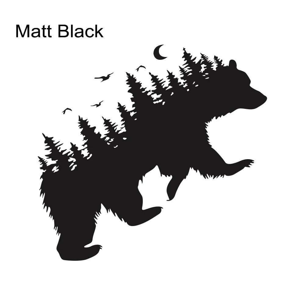 Bear Nature Forest RV Vinyl Decal Car Body Sticker Motorhome Caravan Van Camper Personalized Auto Decoration Decal Accessories