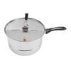 Stovetop Popcorn Maker Stainless Steel Popcorn Popper with Hand Crank Popcorn Pot for Gas Electric Heating