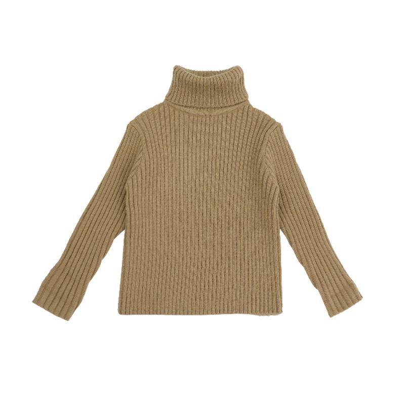 High Neck Knit Sweater for Kids – Stylish Autumn/Winter Base Layer Pullover 80 cm