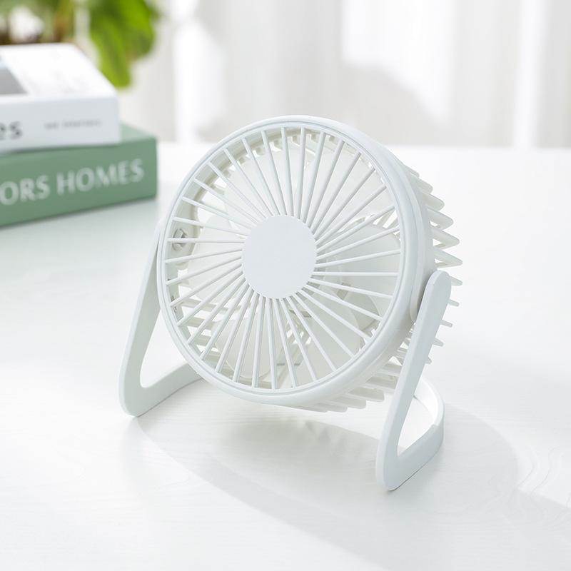 Small USB Fan Desktop 5 Inch Plug-in Mini Quiet Office Student Dormitory Desktop Small Electric Fan