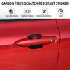 4PCS Car Door Handle Protection Sticker Emblem Car Styling For Mitsubishi Asx Lancer Outlander Pajero Ralliart Accessories