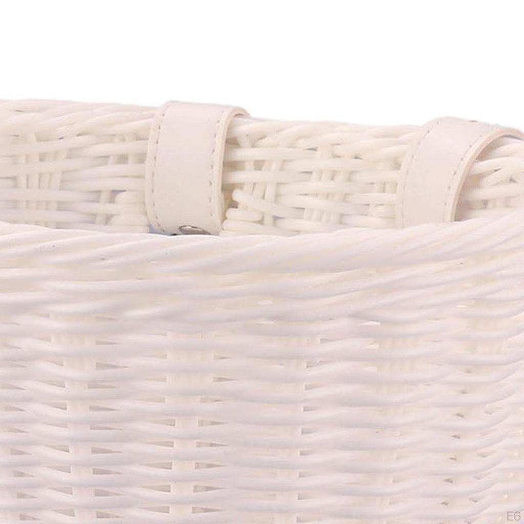 Kids Bicycle Basket Set with Melodious Bell, Front Handlebar Carrier