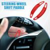 Steering Wheel Shift Paddle Cover Shifter Extension for Porsche Cayenne 2010-2021 Aluminum Alloy Red (Set of 2)