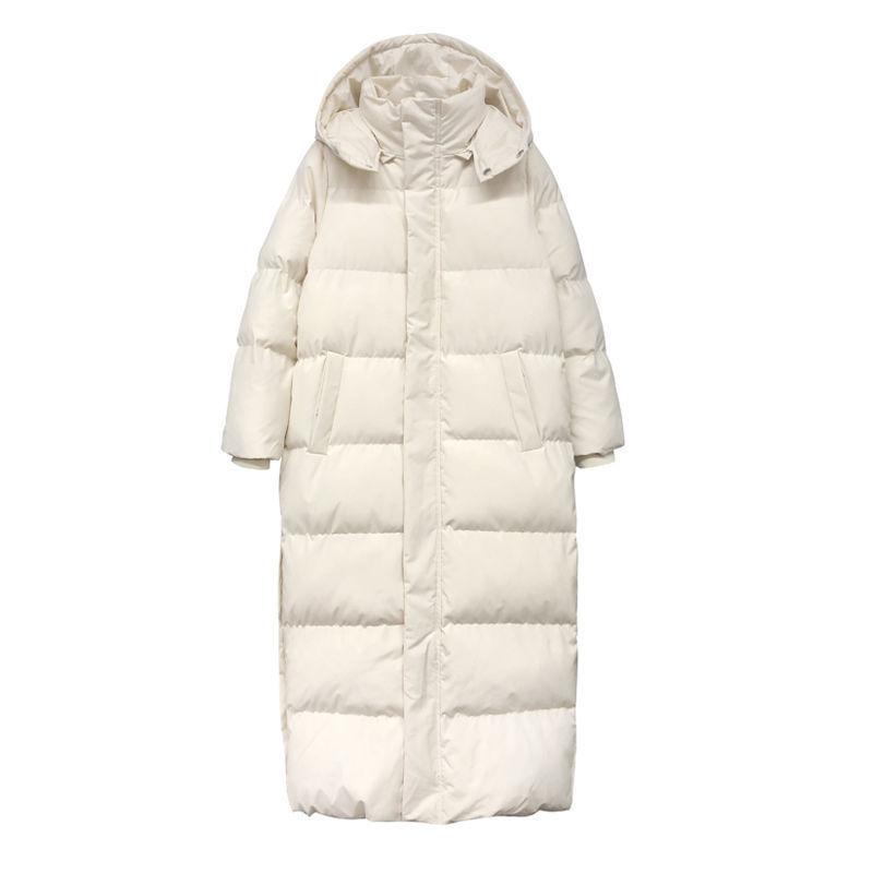 European and American knee-length padded jacket to ankle padded jacket, winter new bread clothes, female students loose coat