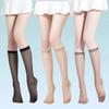 510Pairs Women Ultra-Thin Nylon Stockings Transparent Elasticity Ladies Knee Socks Summer Long Socks For Girls Stocking