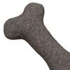 Giocattolo per Cani a Forma di Osso Morbido Riempito di Cotone Resistente al Morso con Suono Integrato Giocattolo Elastico da Masticare per Cani