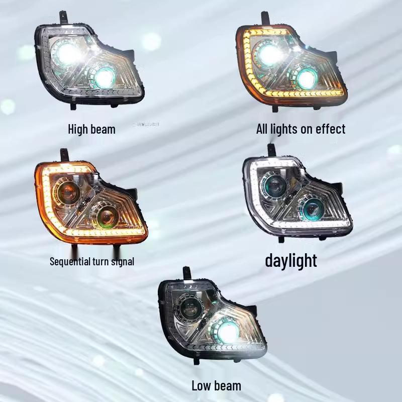 Dongfeng Tianlong Dalishen VL Headlight Assembly with Super Bright Laser Lens LED