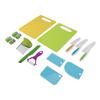 Kids Kitchen Knife Set Crinkle Cutter Peeler Slicers Sandwich Cutter Cutting Board Montessori Kitchen Tools for Real